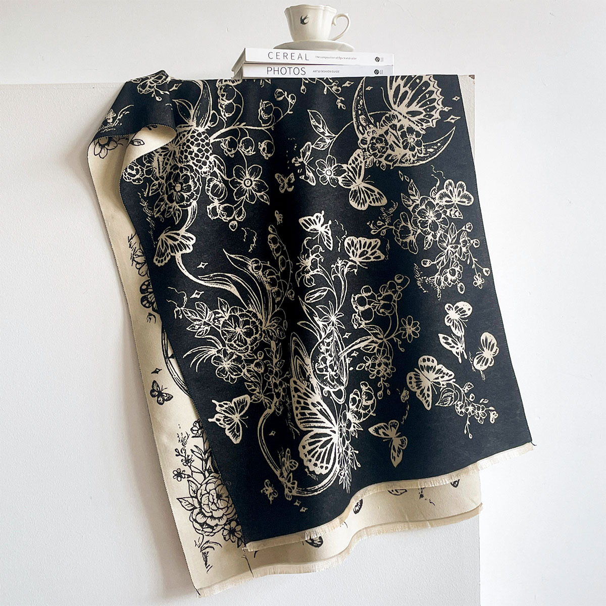 Bufanda con flecos de imitació - Pashmina Wrap Large reseña y precio