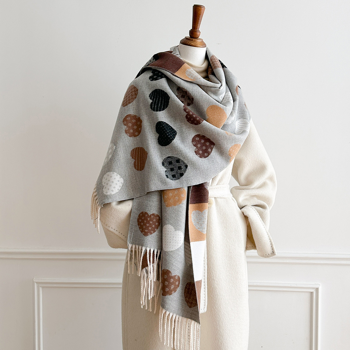 Bufanda de imitación de cachem - Pashmina Wrap Large reseña y precio