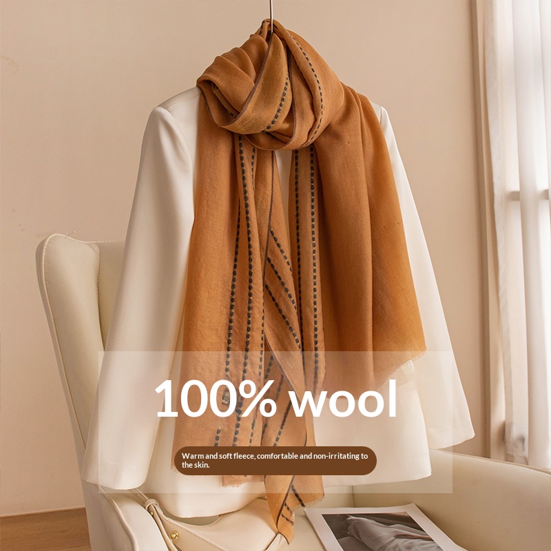 Bufanda 100% de lana, ultra su - Pashmina Wrap Large reseña y precio