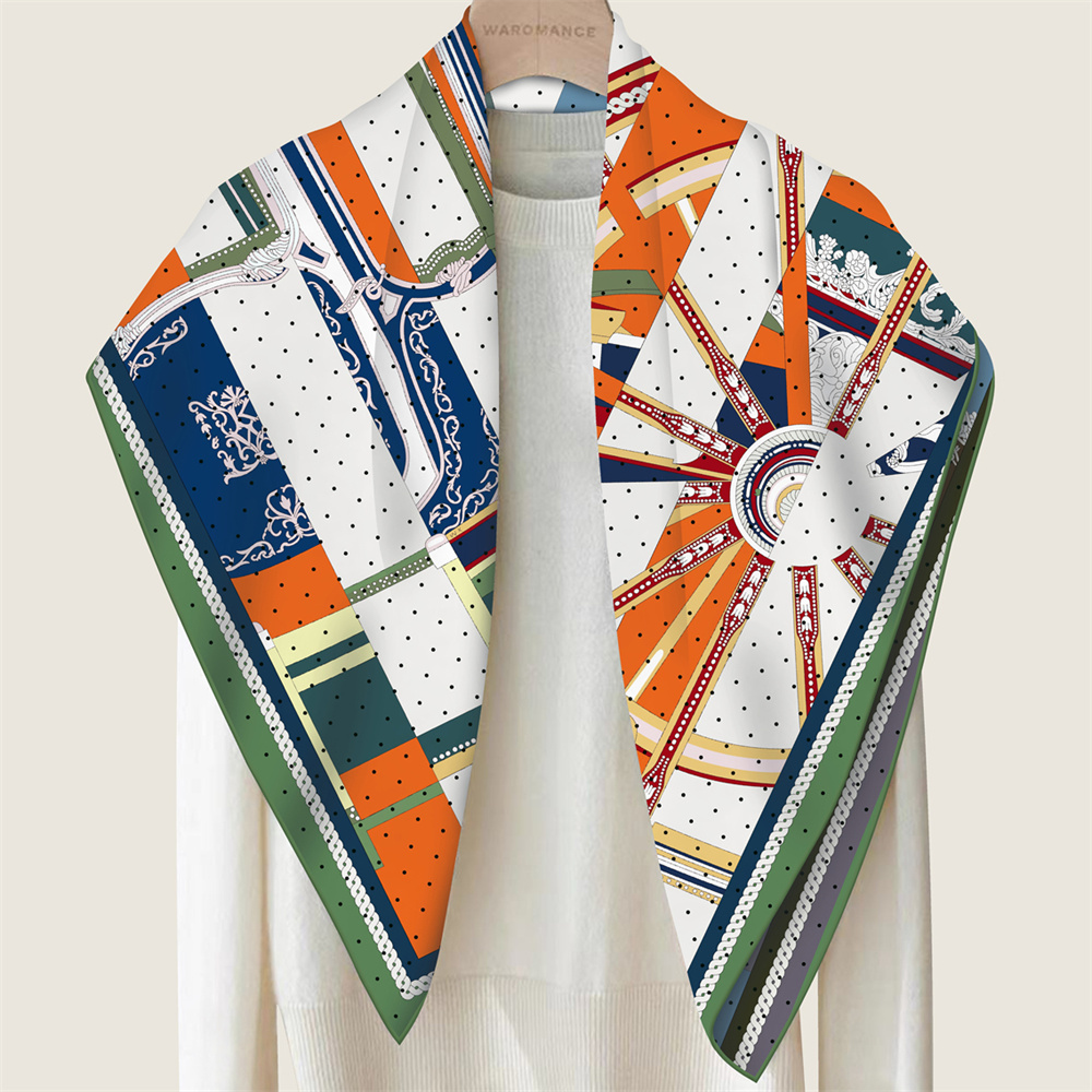 POBING-bufanda de sarga de sed - Scarf Silk Square reseña y precio